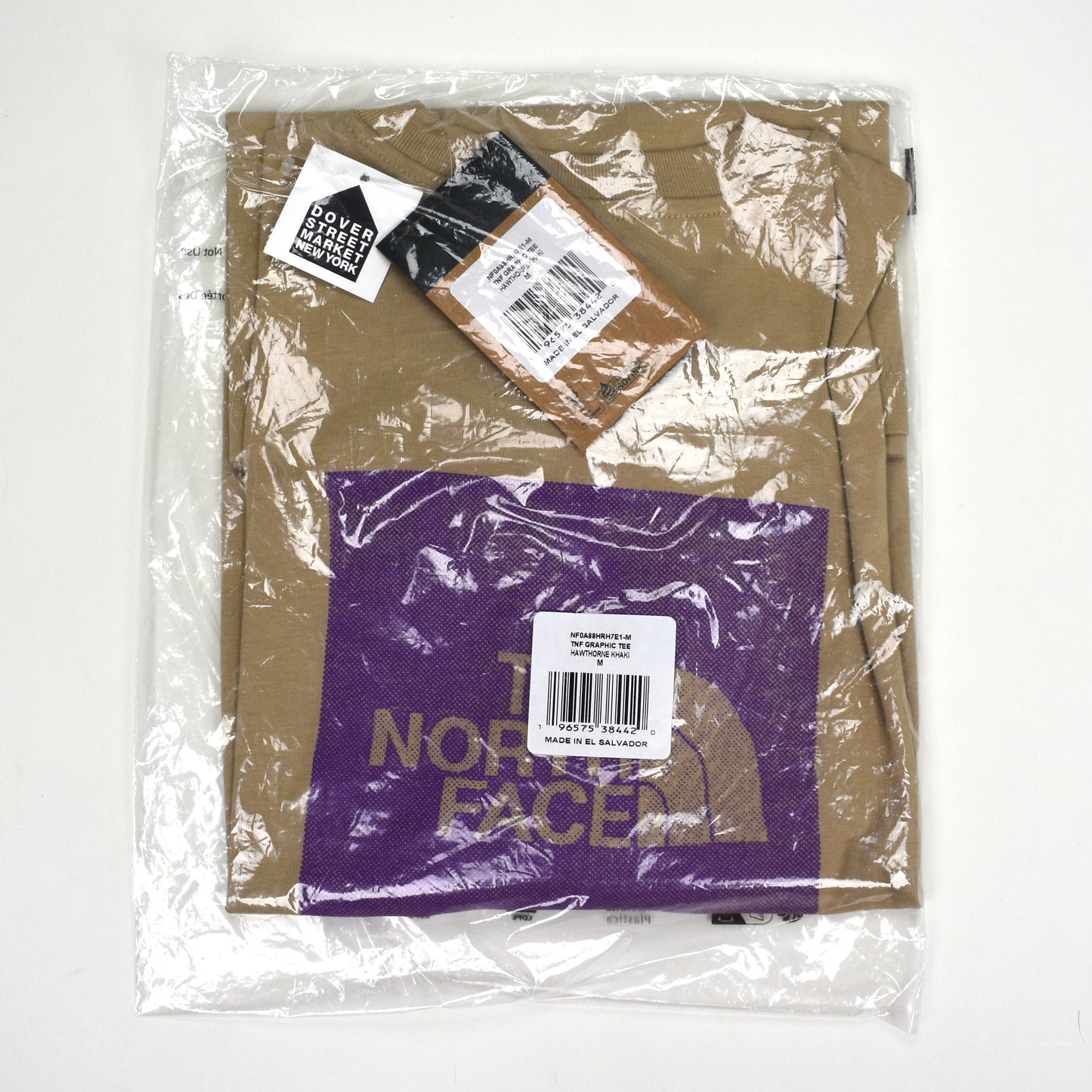Supreme x The North Face - Back Logo Print T-Shirt (Tan)