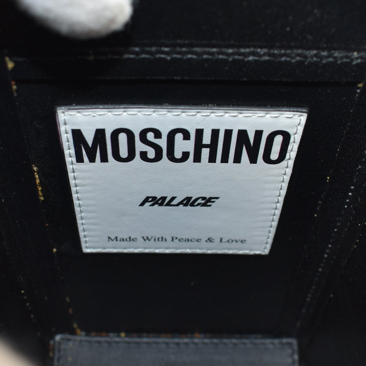 Palace x Moschino - Leather Milk Carton Bag