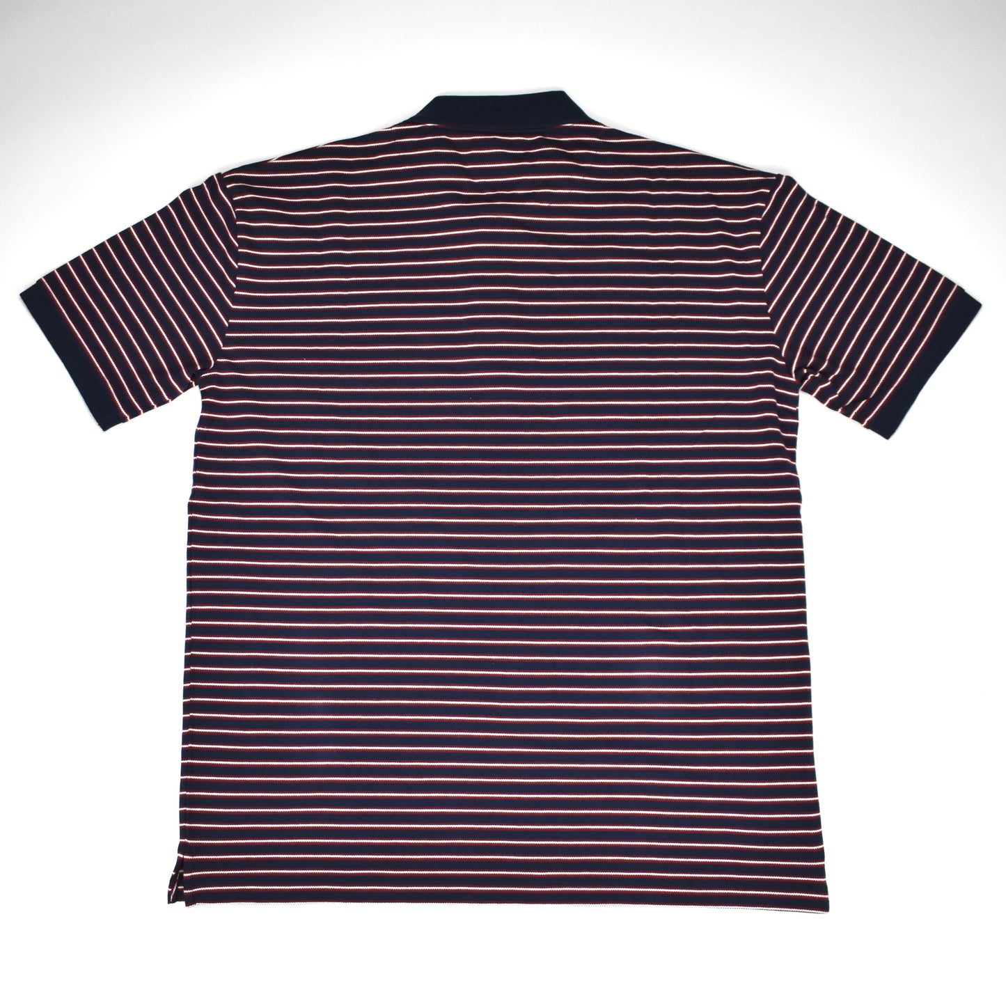 Bally - Navy Logo Stripe Polo Shirt