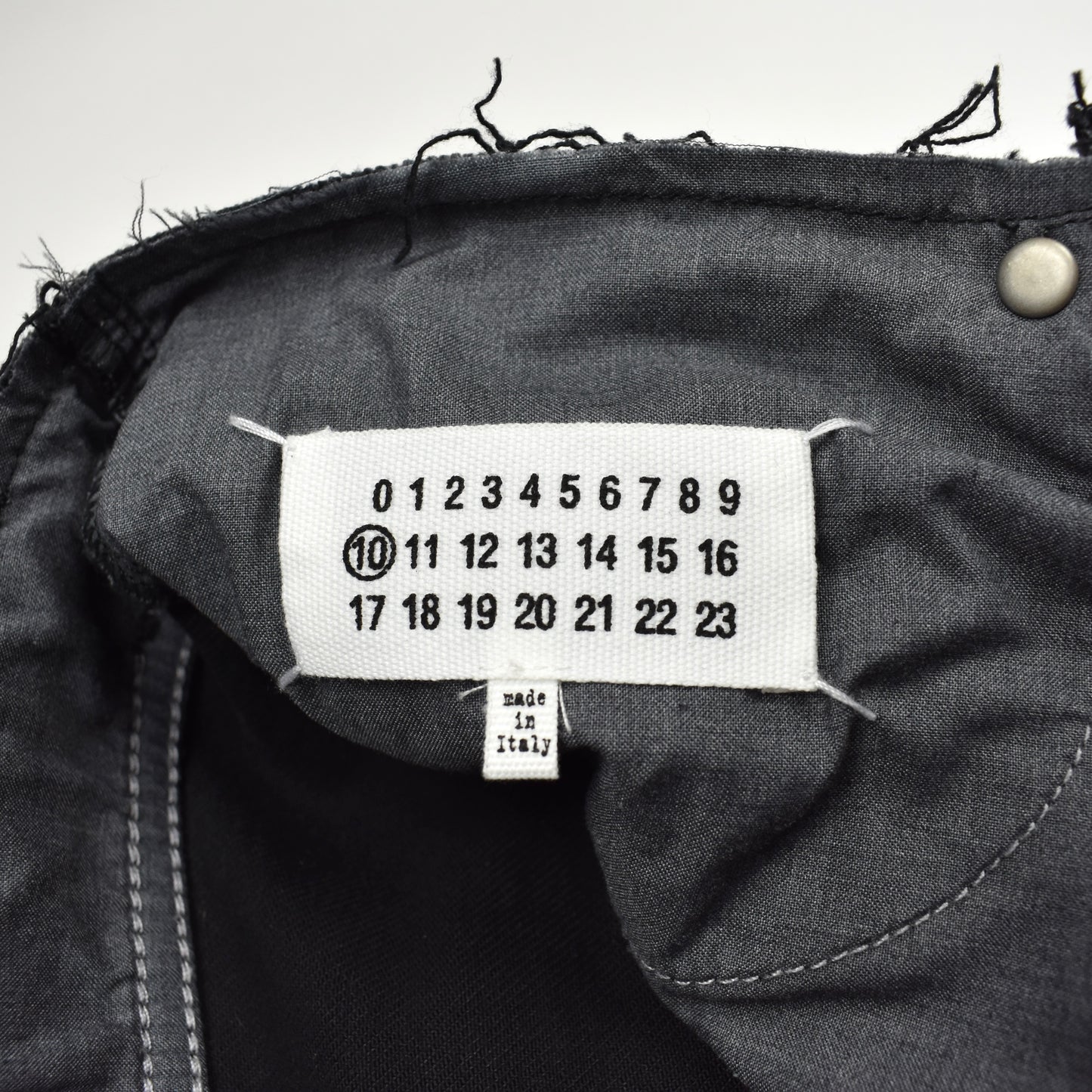 Maison Margiela - Black/Gray Deconstructed Denim Jeans