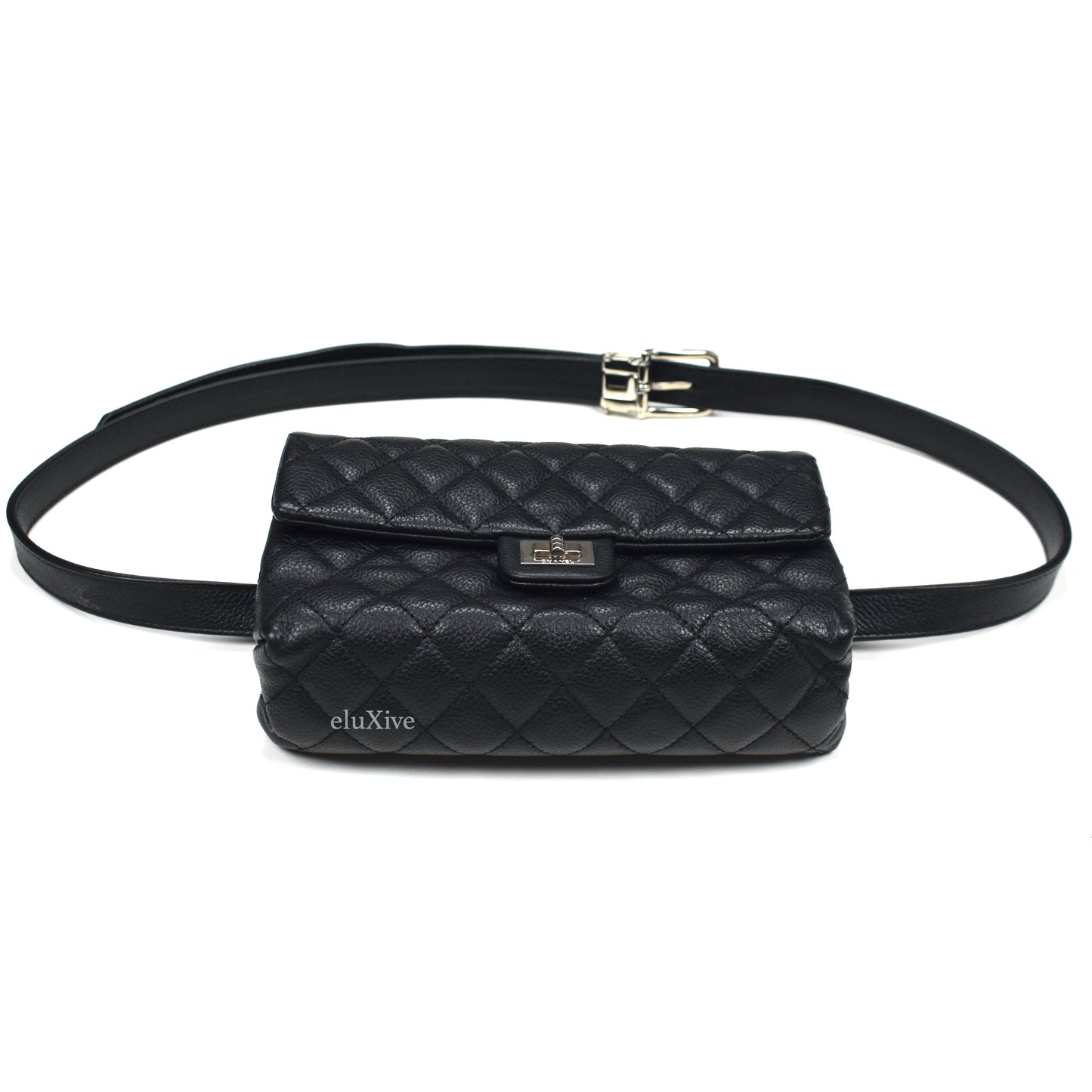 Chanel - Black Quilted Leather 2.55 Reissue Uniform Belt Bag