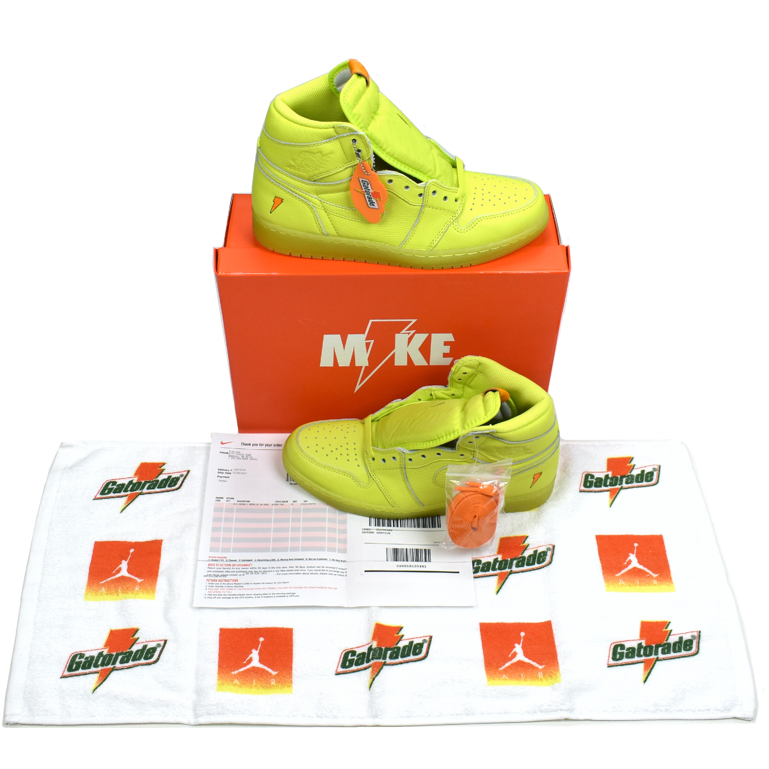 Nike Air Jordan 1 Retro Hi OG Gatorade Lemon Lime eluXive