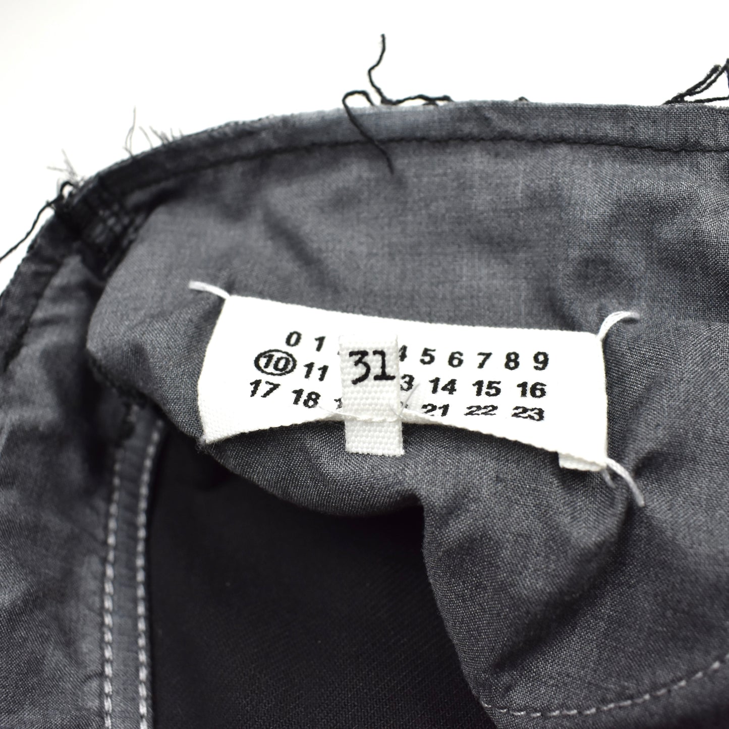Maison Margiela - Black/Gray Deconstructed Denim Jeans