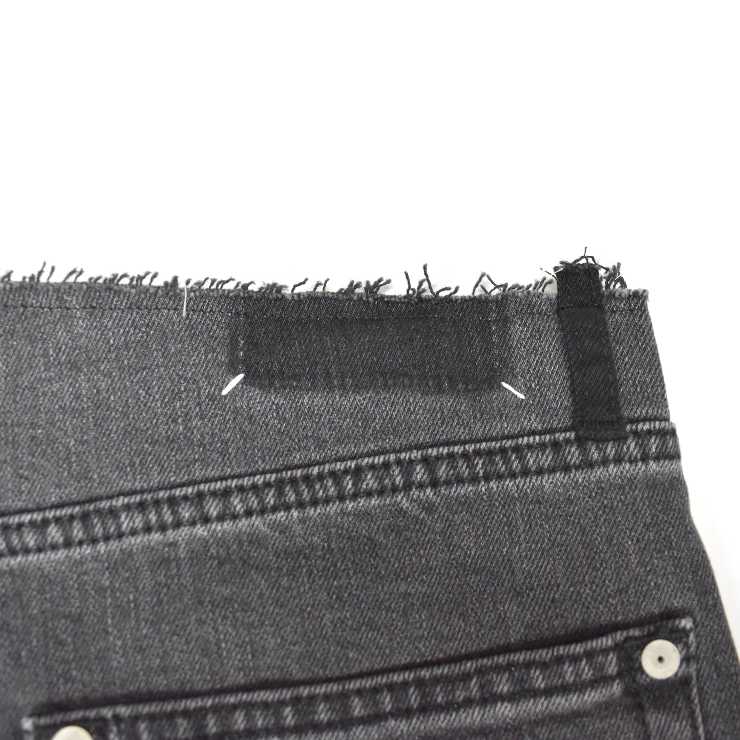 Maison Margiela - Black/Gray Deconstructed Denim Jeans