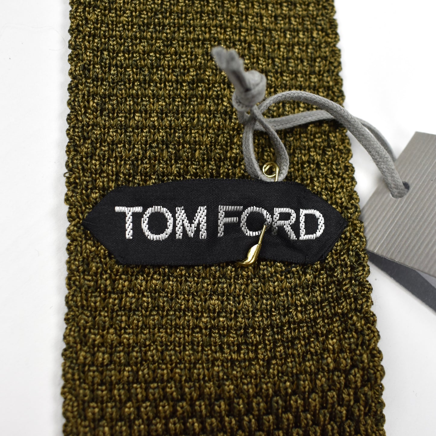 Tom Ford - Olive 100% Silk Knit Tie