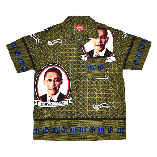 Supreme - SS17 Obama Camp Collar Shirt (Olive)