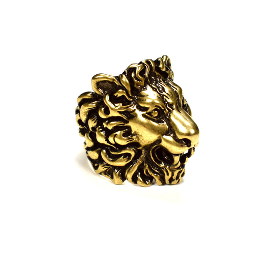 Gucci - Vintage Gold Lion Ring