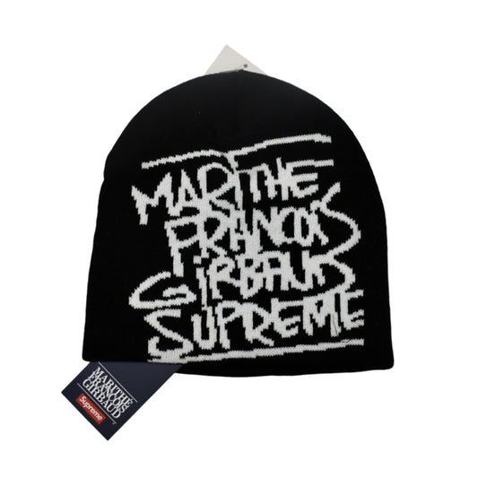 Supreme x Girbaud - Logo Knit Cuffless Beanie (Black)