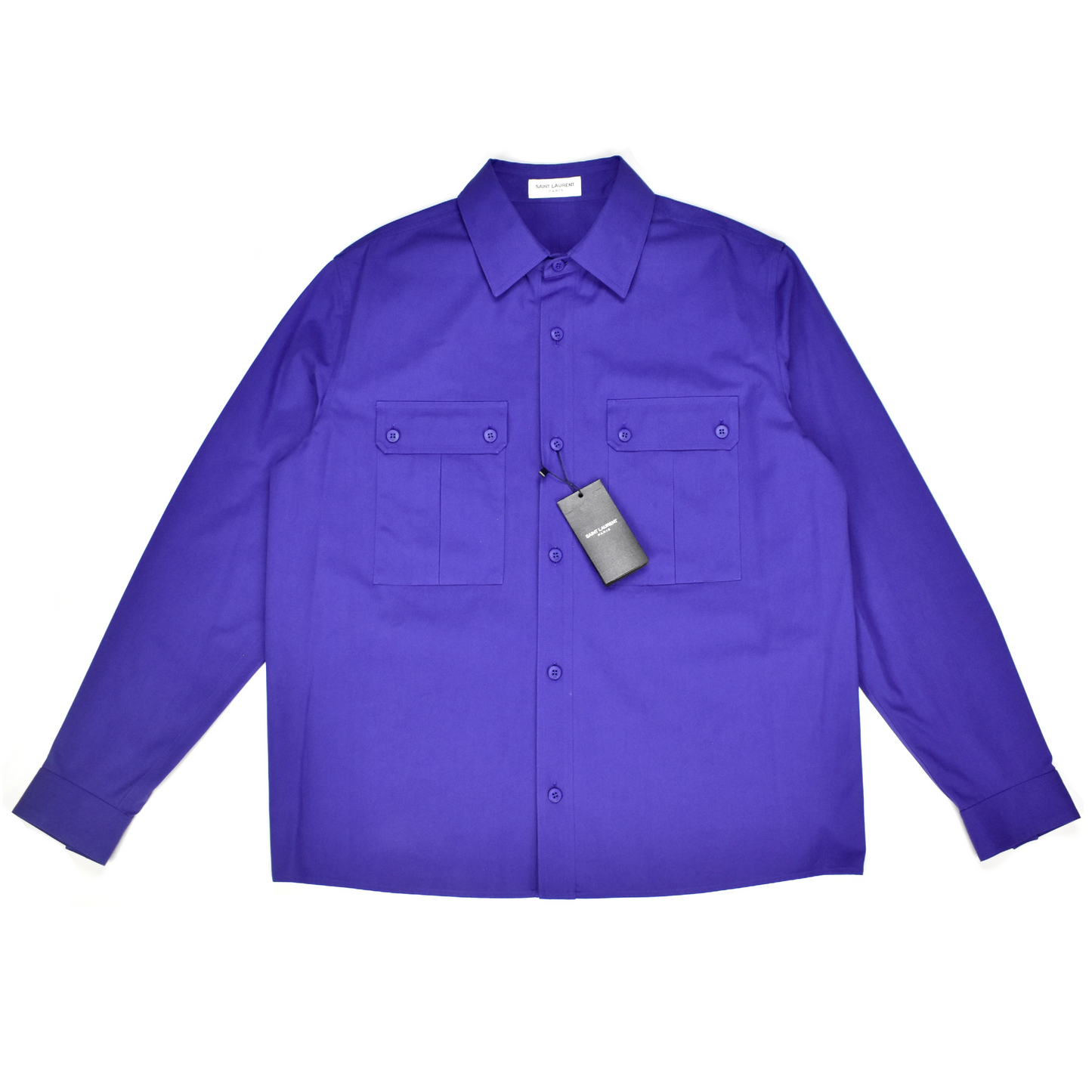 Saint Laurent - Blue Button Down Overshirt