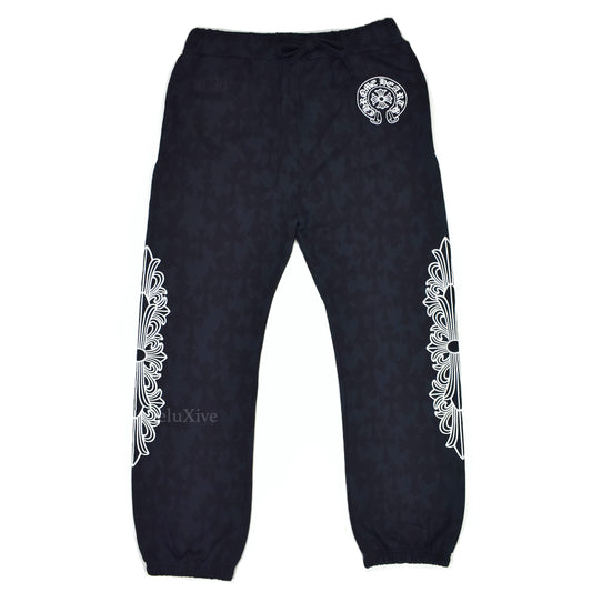 Chrome Hearts - Black Allover Cemetery Print Sweatpants