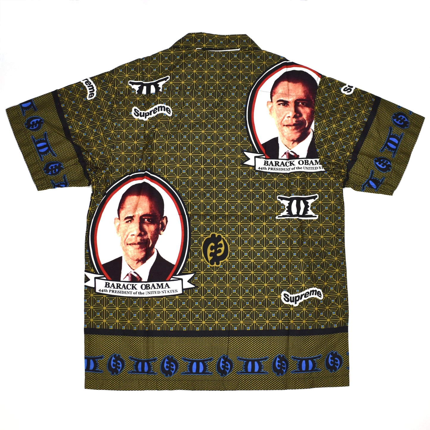 Supreme - SS17 Obama Camp Collar Shirt (Olive)