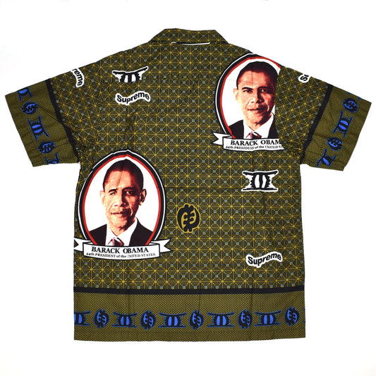 Supreme - SS17 Obama Camp Collar Shirt (Olive)