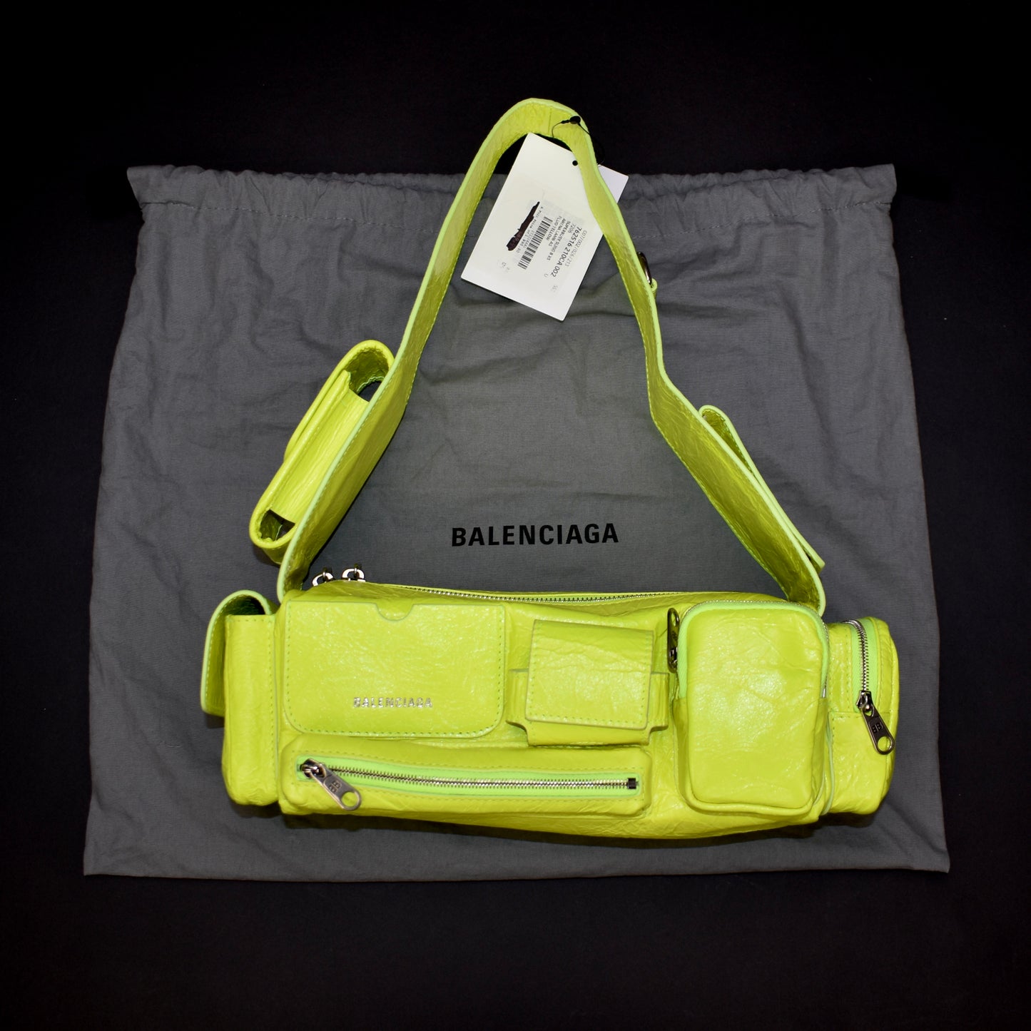 Balenciaga - Superbusy XS Sling Bag (Fluo Yellow)