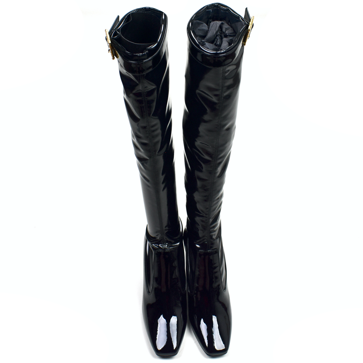 Saint Laurent - Black Twiggy 70 Stretch Boots