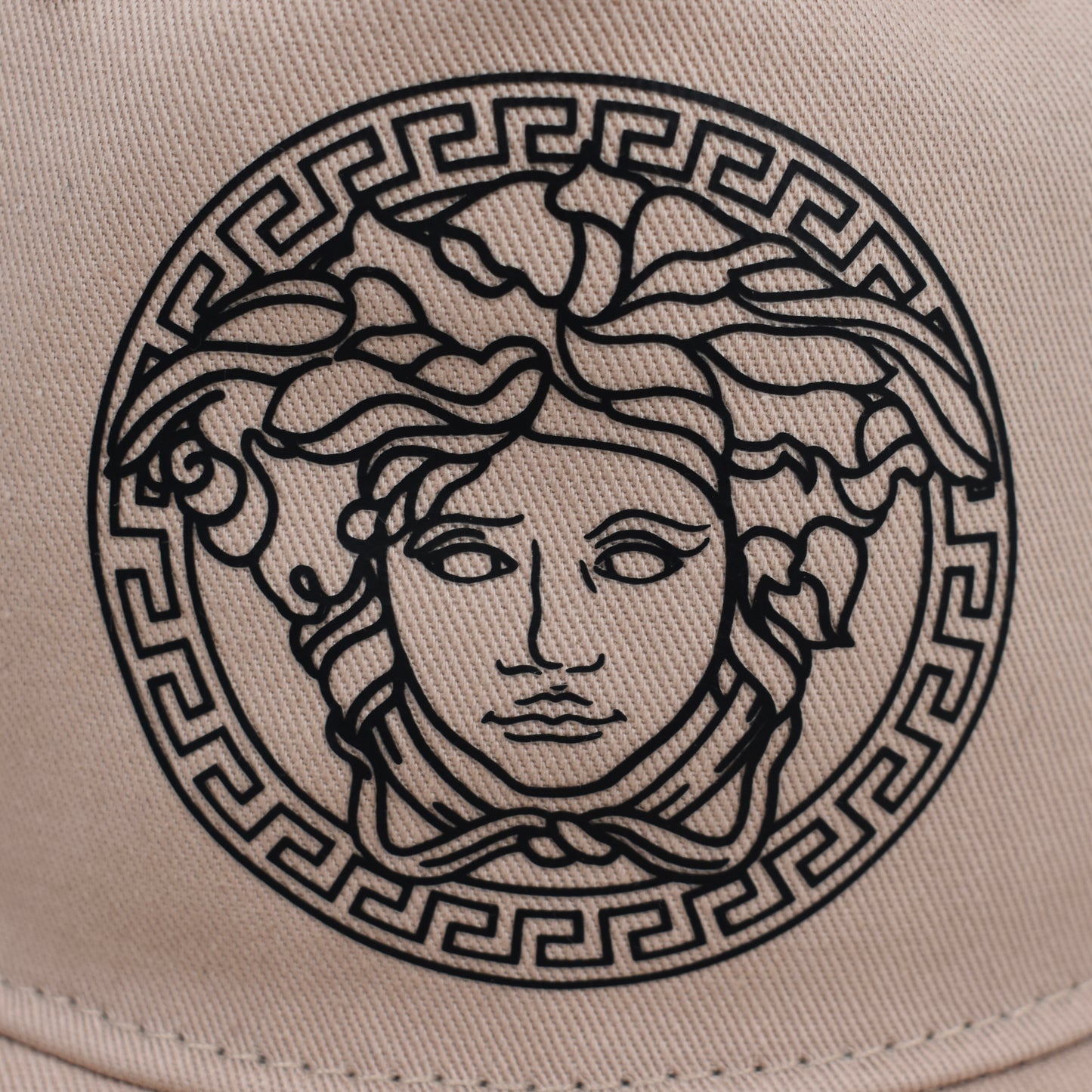 Versace - Tan Medusa Logo Hat