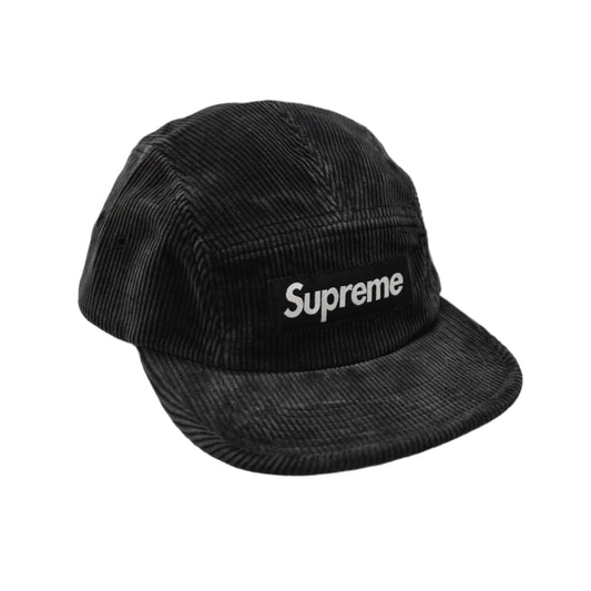 Supreme - Faded Corduroy Box Logo Hat (Black)