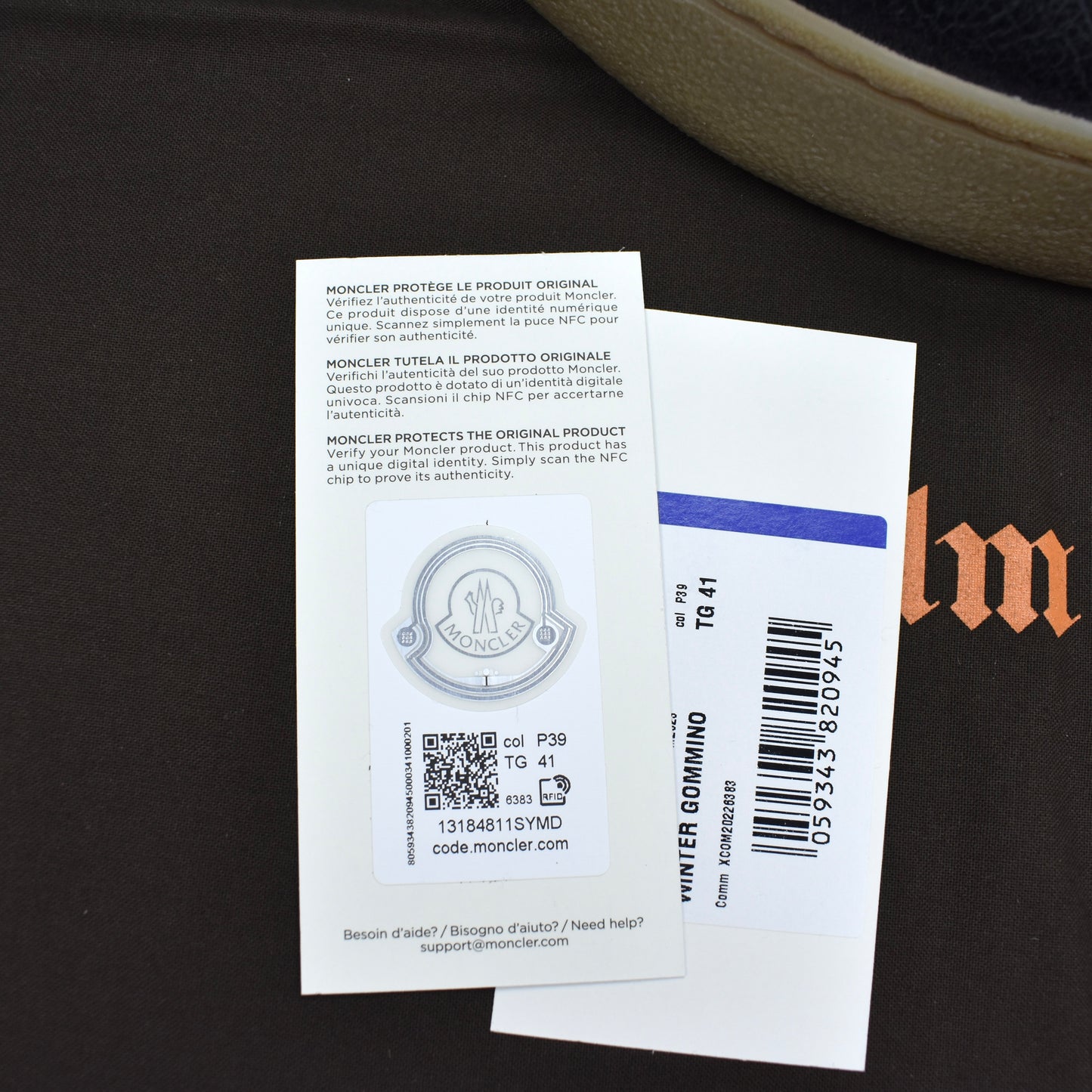 Moncler x Tod's x Palm Angels - Leather Winter Gommino Duck Boots