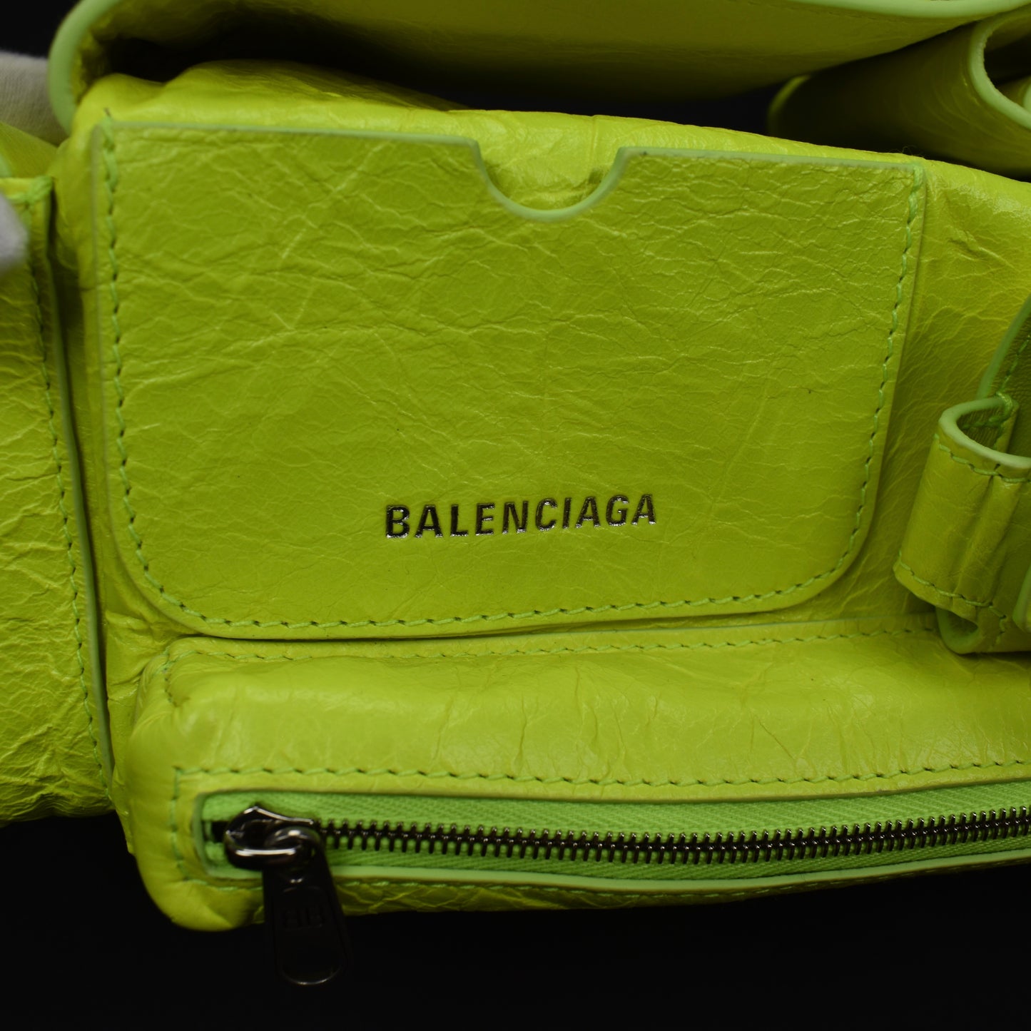 Balenciaga - Superbusy XS Sling Bag (Fluo Yellow)
