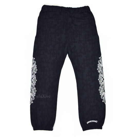 Chrome Hearts - Black Allover Cemetery Print Sweatpants