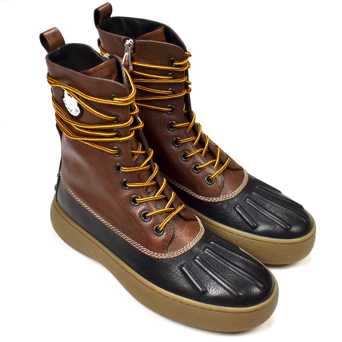 Moncler x Tod's x Palm Angels - Leather Winter Gommino Duck Boots