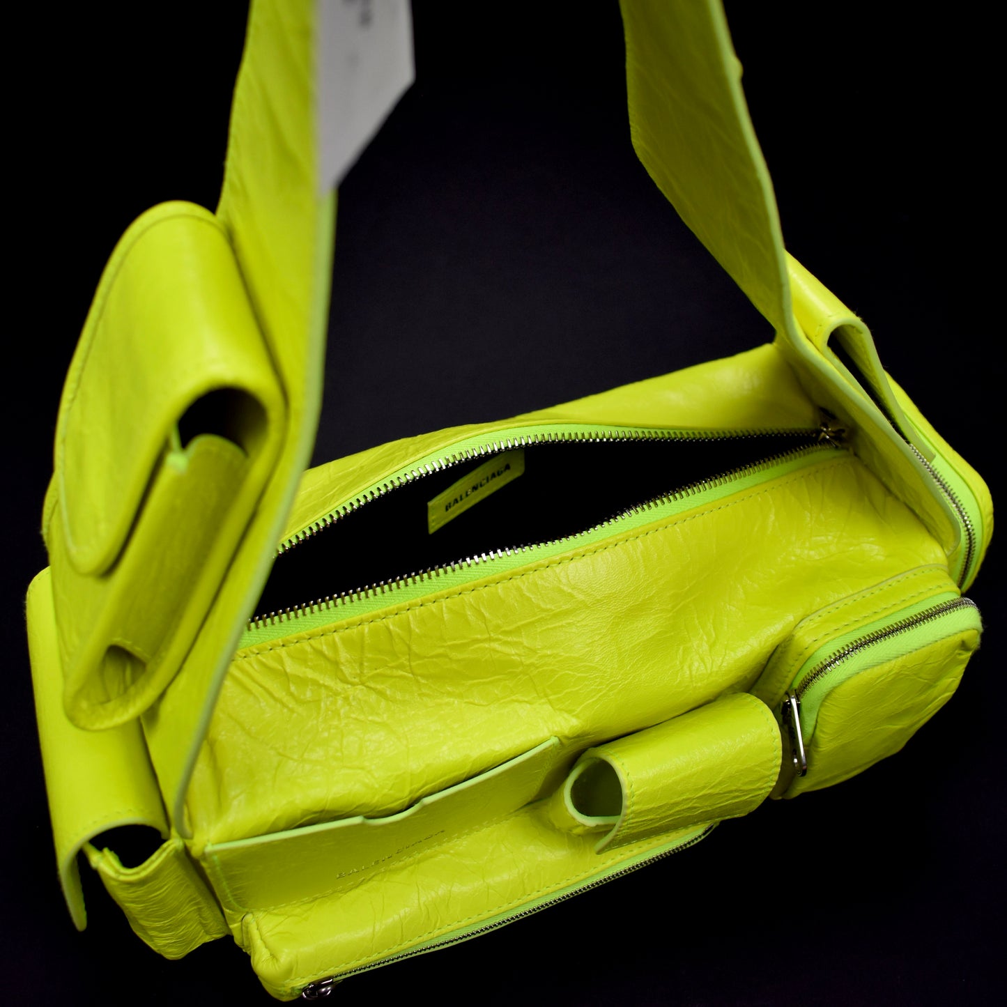 Balenciaga - Superbusy XS Sling Bag (Fluo Yellow)