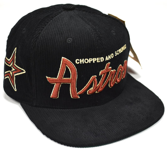 Mitchell & Ness x DJ Screw - Houston Astros Corduroy Snapback Hat