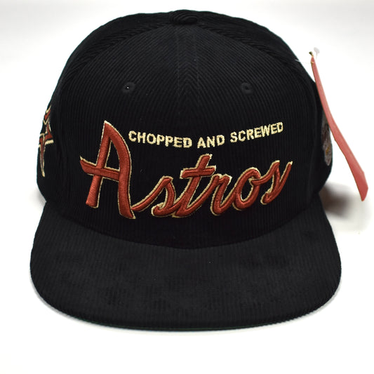 Mitchell & Ness x DJ Screw - Houston Astros Corduroy Snapback Hat