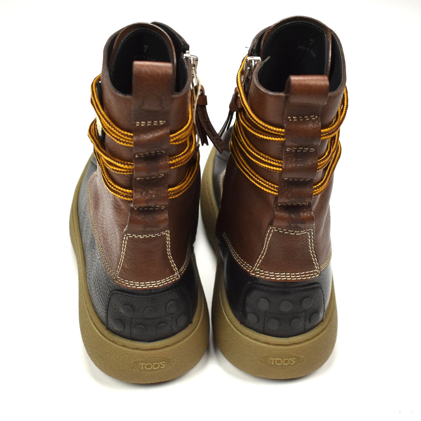 Moncler x Tod's x Palm Angels - Leather Winter Gommino Duck Boots