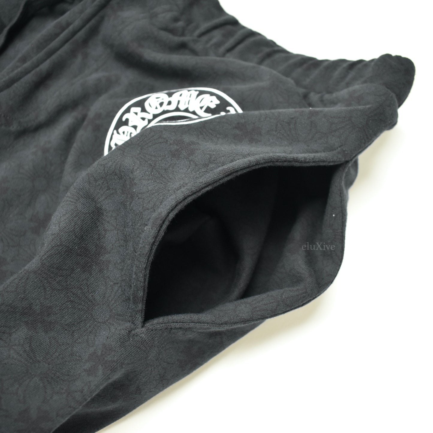 Chrome Hearts - Black Allover Plus Logo Print Sweatpants