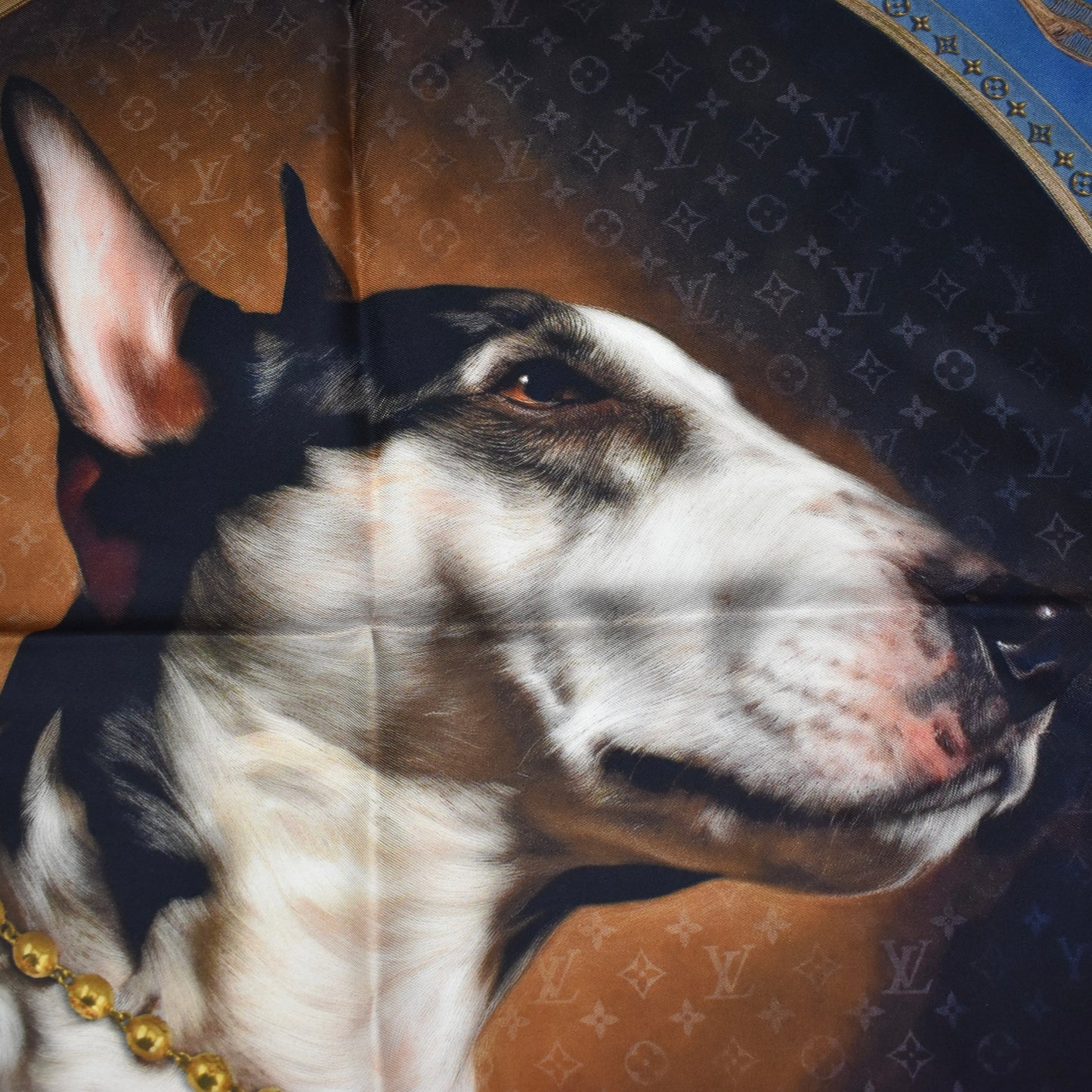 Louis Vuitton - Portrait of a Dog Silk Scarf/Bandana