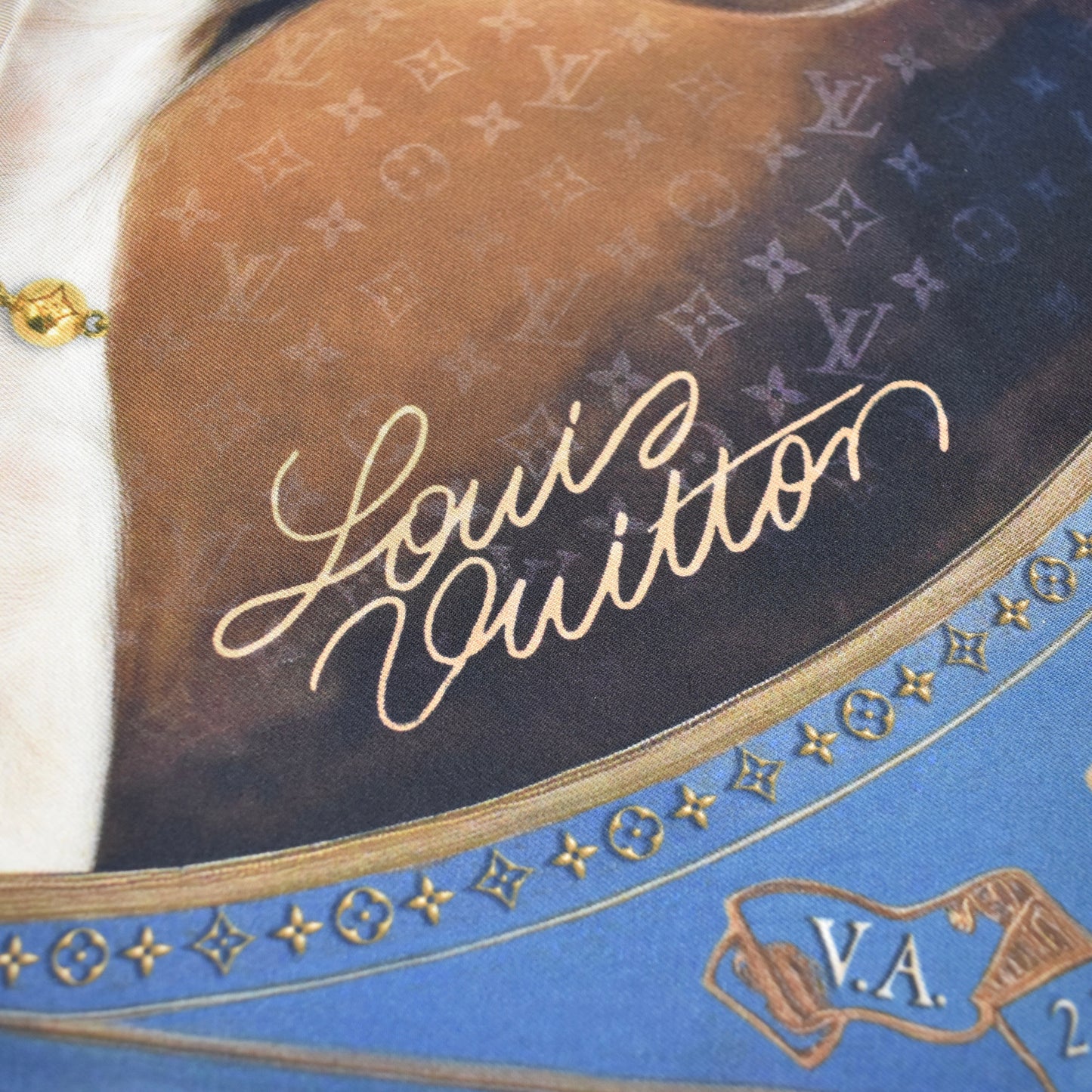 Louis Vuitton - Portrait of a Dog Silk Scarf/Bandana