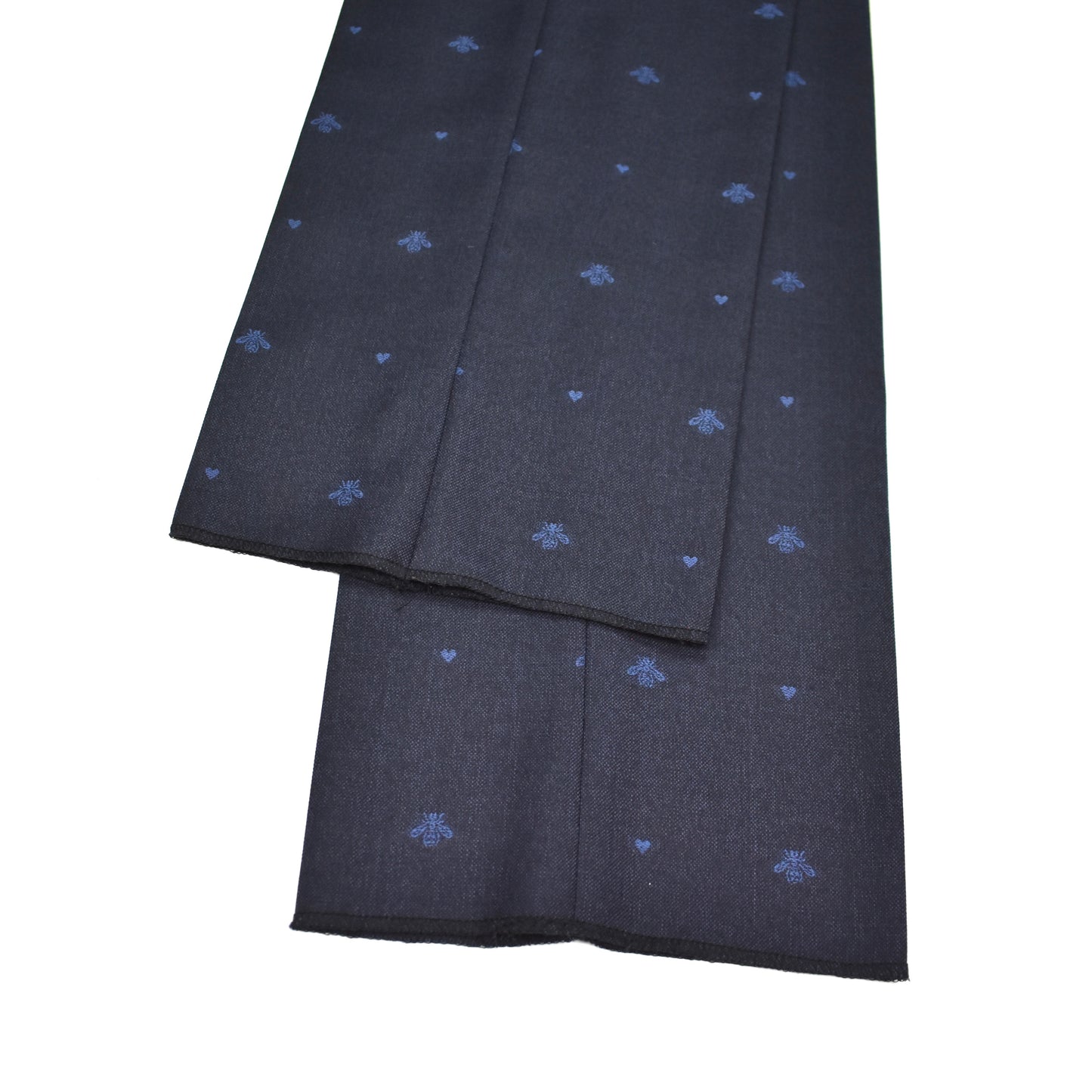 Gucci - Navy Wool Allover Bee Jacquard Monaco Suit