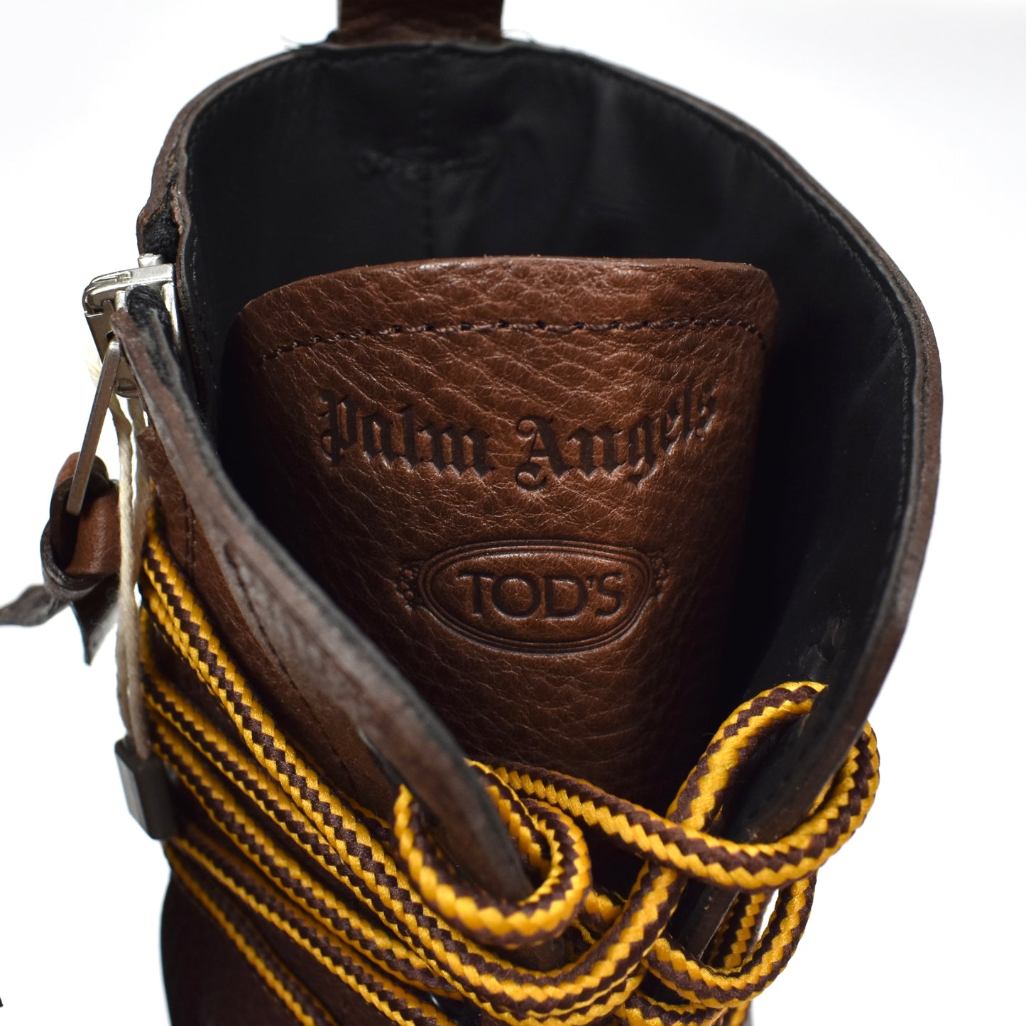 Moncler x Tod's x Palm Angels - Leather Winter Gommino Duck Boots