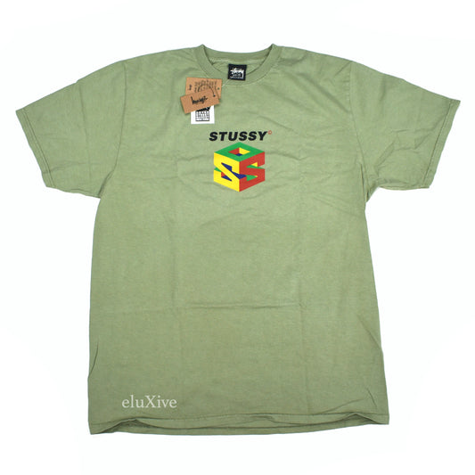 Stussy - Nintendo 64 Logo T-Shirt (Olive Green)