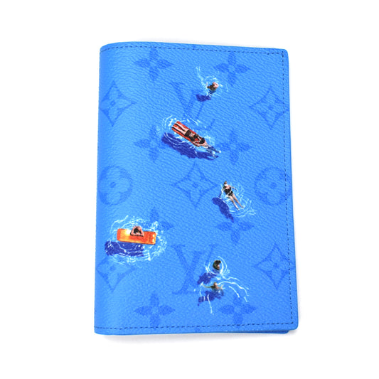 Louis Vuitton - Swim Monogram Passport Cover (Blue Lagoon)