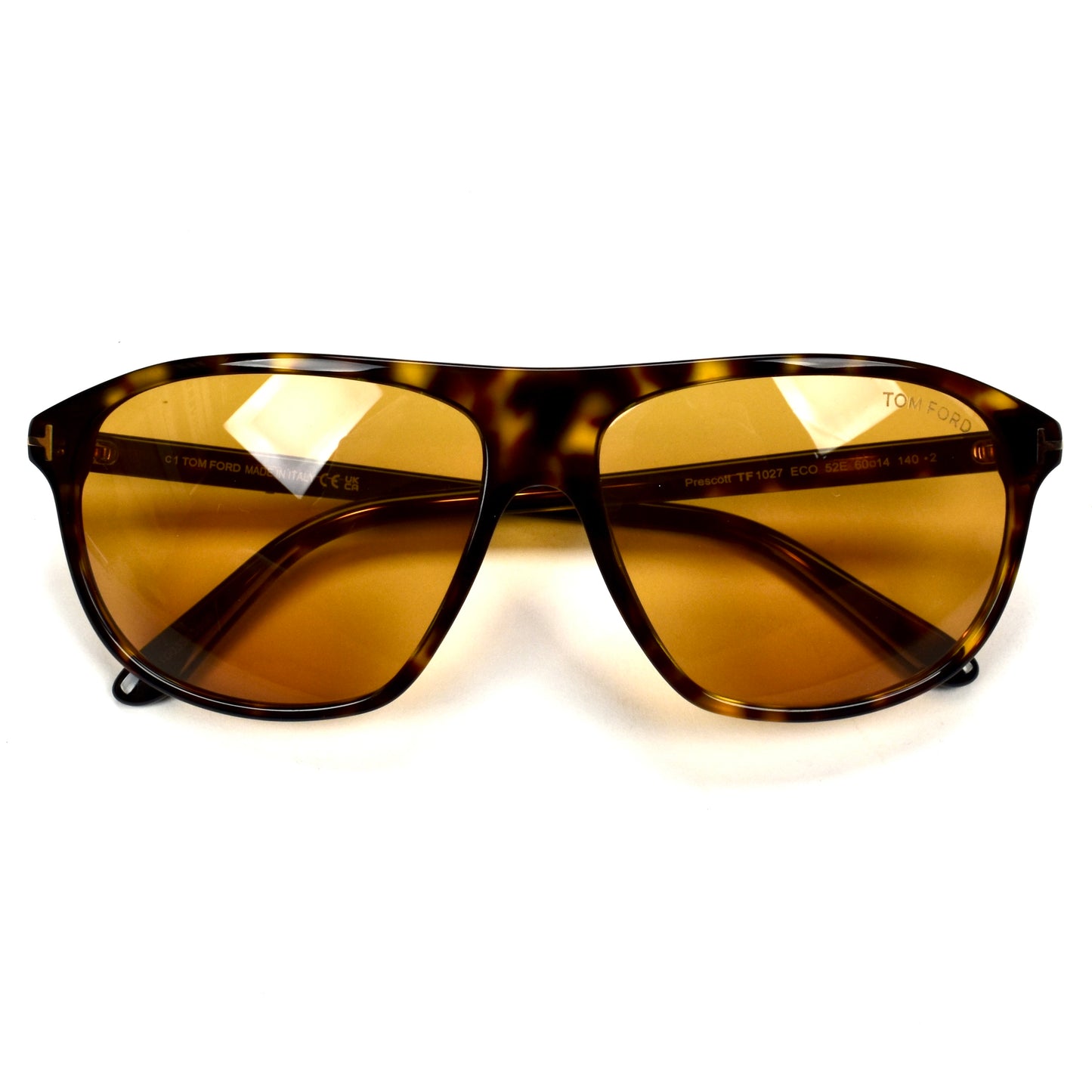Tom Ford - Tortoise Brown Prescott Sunglasses