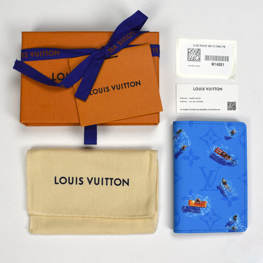 Louis Vuitton - Swim Monogram Pocket Organizer (Blue Lagoon)