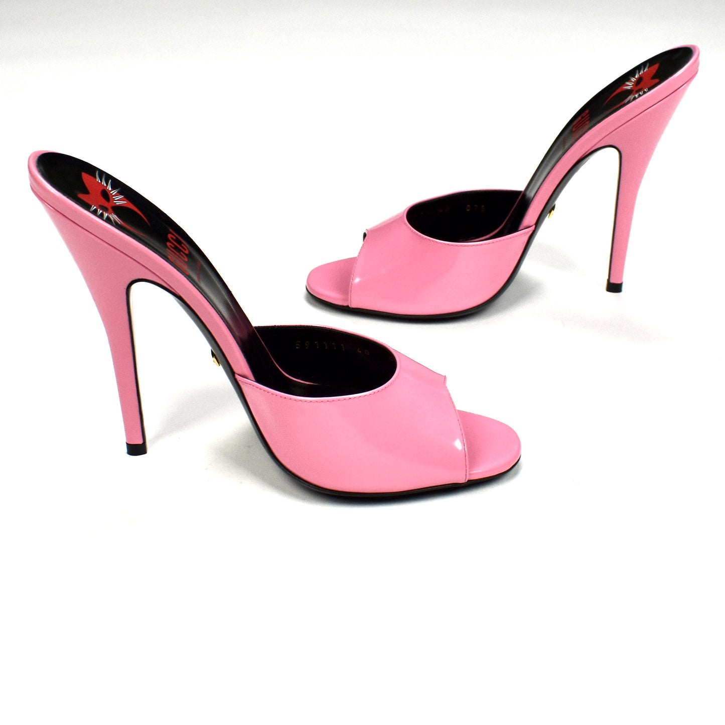 Gucci - Pink Polished Leather Heels