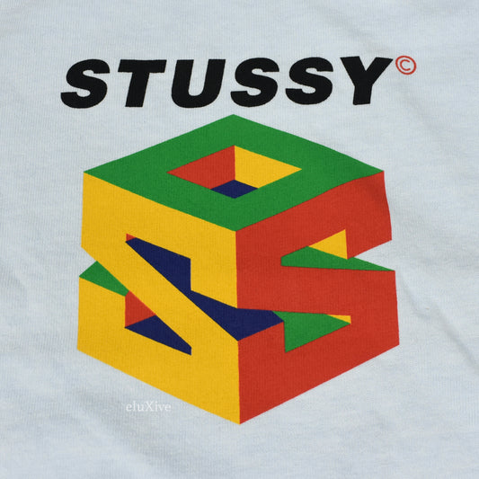 Stussy - Nintendo 64 Logo T-Shirt (Light Blue)