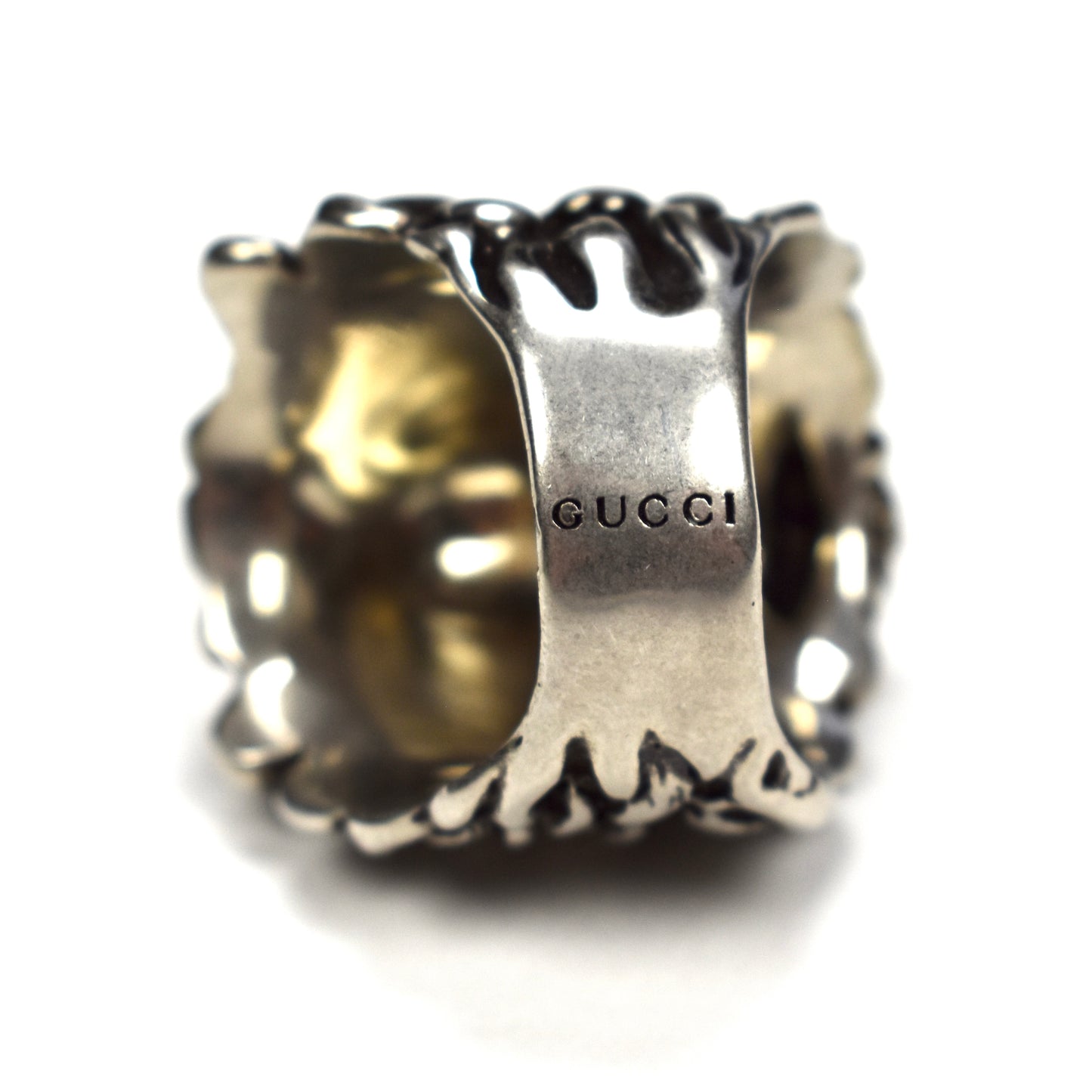 Gucci - Vintage Silver Lion Ring
