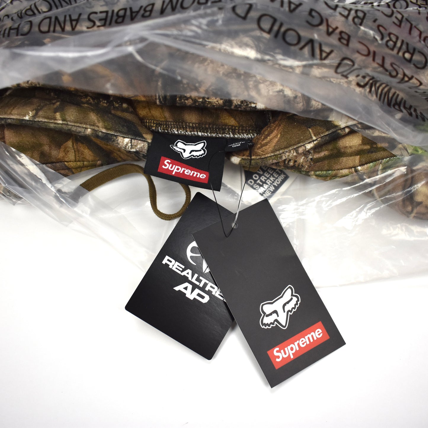 Supreme x Fox Racing - Zip Up Hooded Sweatshirt (Realtree Camo)