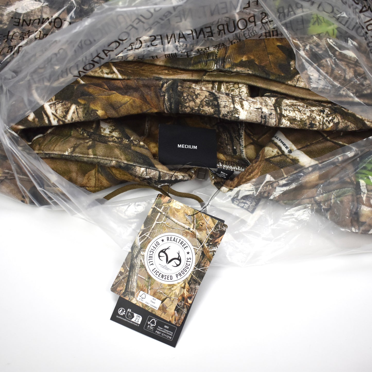 Supreme x Fox Racing - Zip Up Hooded Sweatshirt (Realtree Camo)