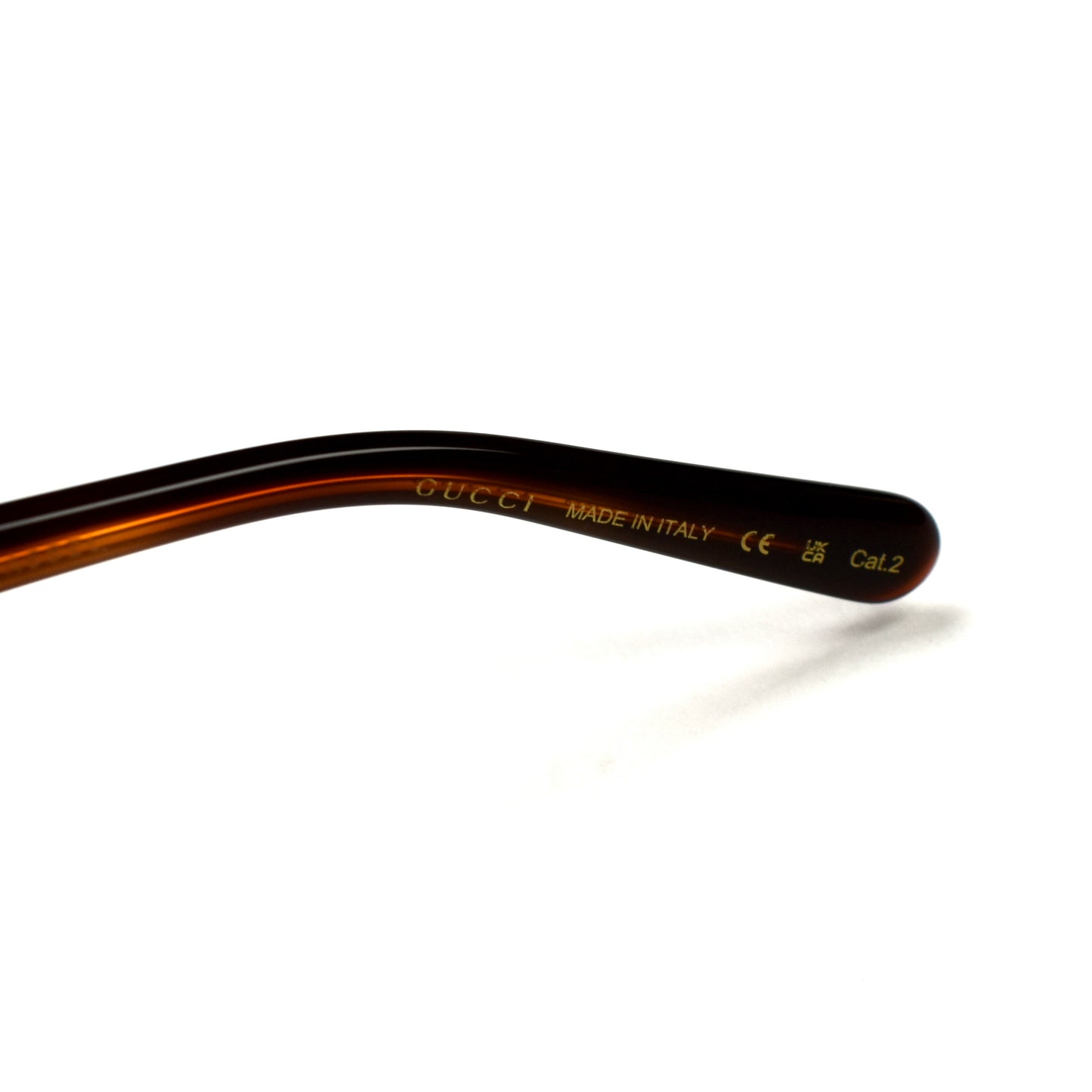 Gucci - GG0980S Rectangular Sunglasses (Black/Rose)
