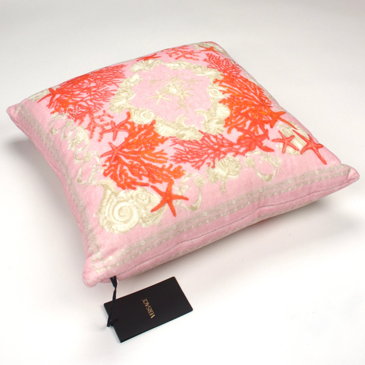 Versace - Coral Barocco de la Mer Sea Print Pillow