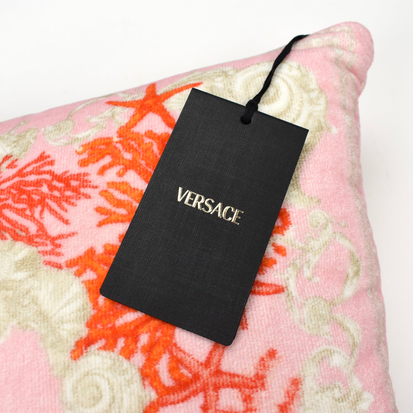 Versace - Coral Barocco de la Mer Sea Print Pillow
