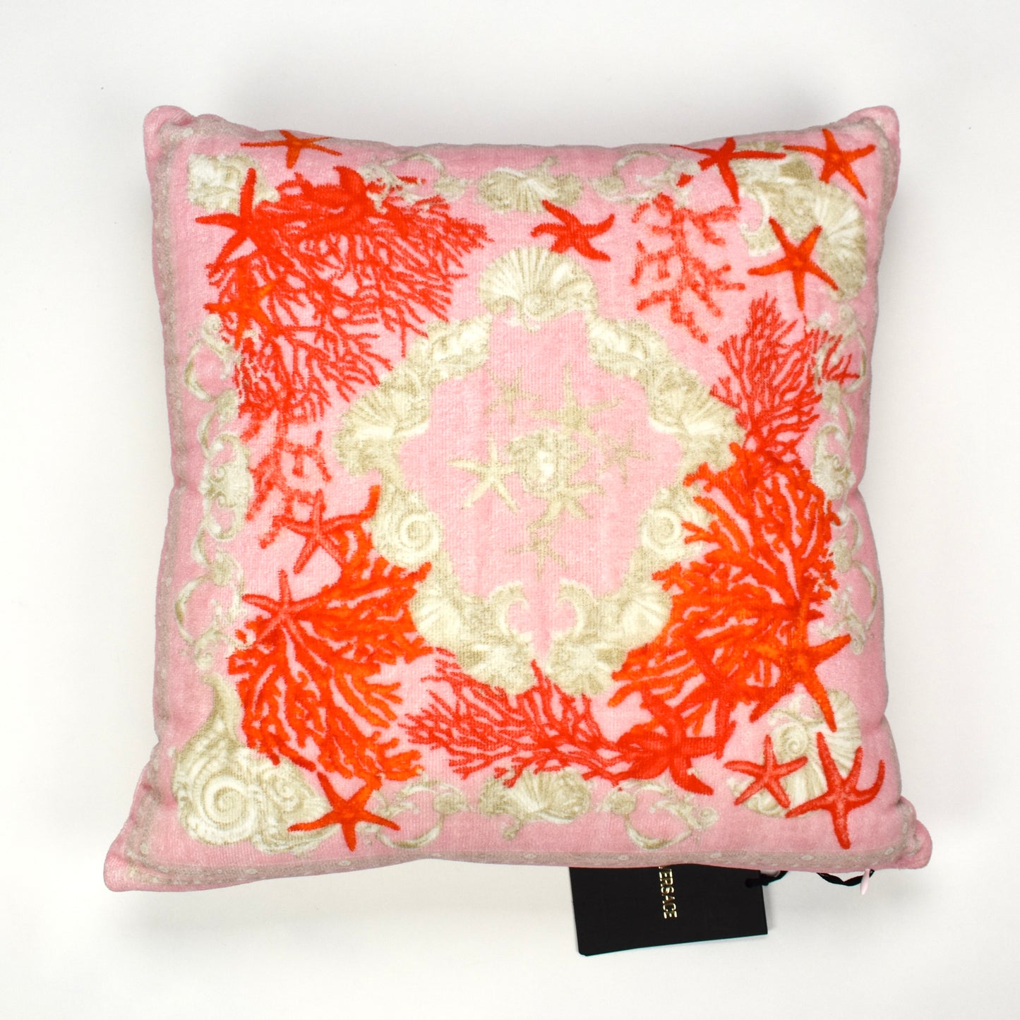 Versace - Coral Barocco de la Mer Sea Print Pillow