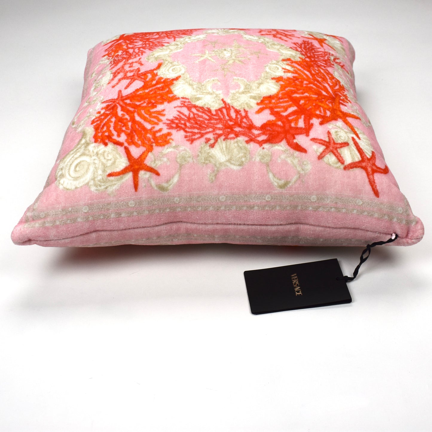 Versace - Coral Barocco de la Mer Sea Print Pillow