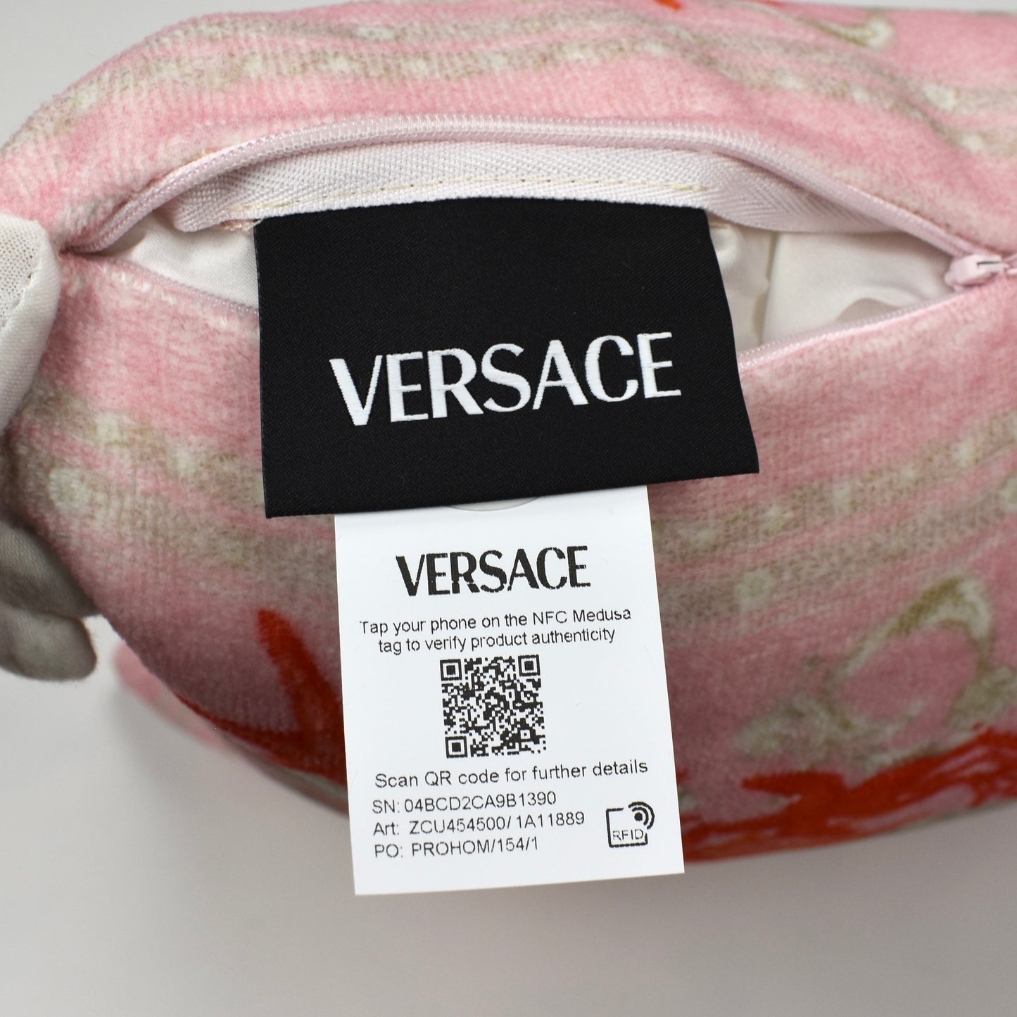 Versace - Coral Barocco de la Mer Sea Print Pillow