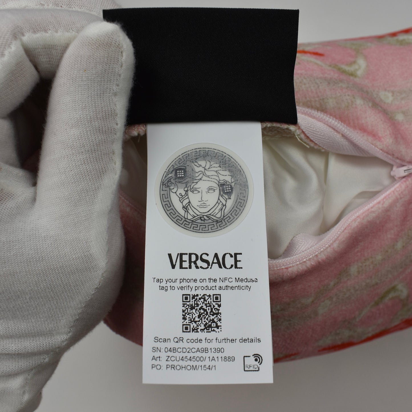 Versace - Coral Barocco de la Mer Sea Print Pillow