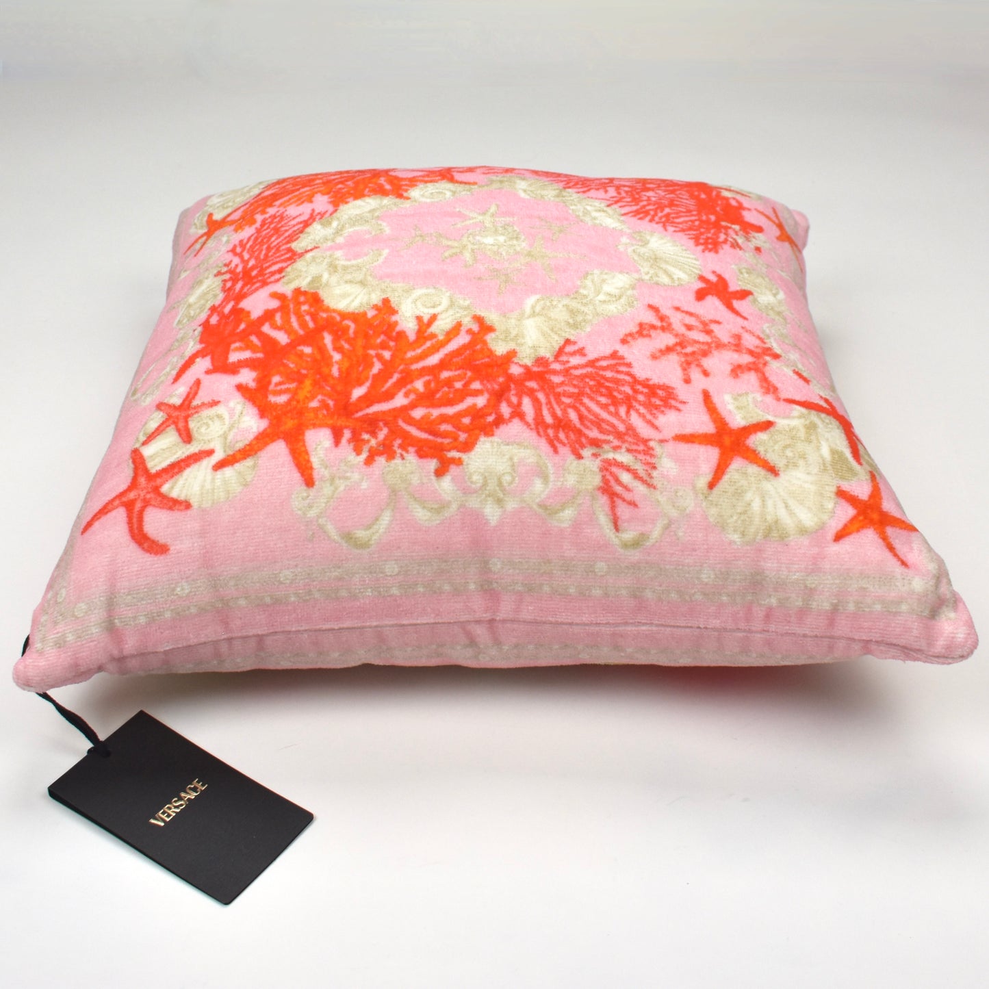 Versace - Coral Barocco de la Mer Sea Print Pillow